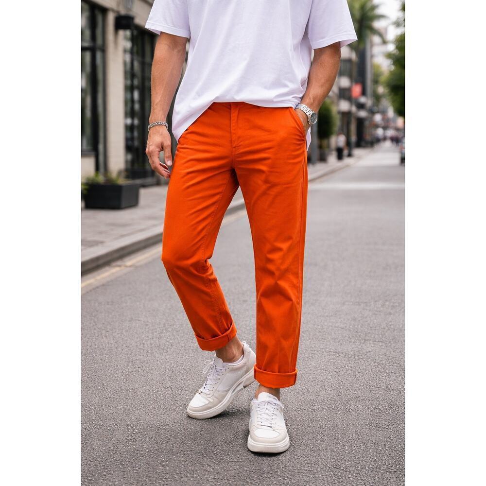 Golf Wang Orange Straight Men’s Pant Trousers Size 32x27 Streetwear